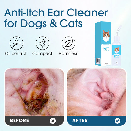 🔥🔥Buy 2 Get 1 Free🐶🐱 Ear cleaner | Relieves itching in dogs & cats 👂