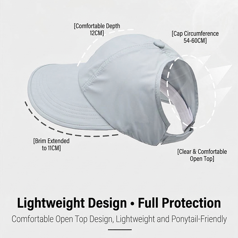 Women's wide-brim sun hat – UV protection, quick-drying fabric, and breathable comfort