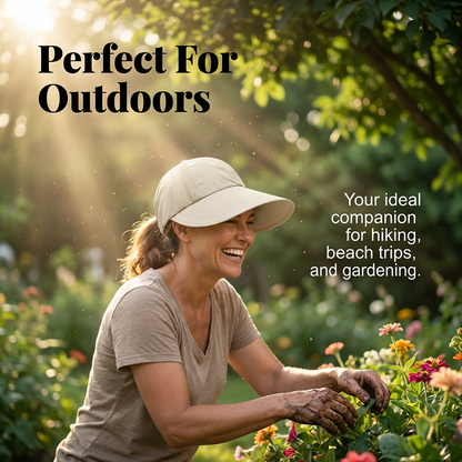Women's wide-brim sun hat – UV protection, quick-drying fabric, and breathable comfort