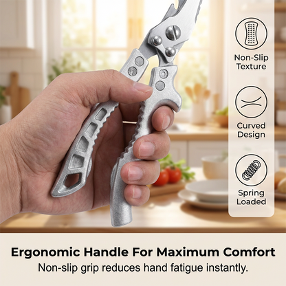 Heavy-Duty Multi-Functional Kitchen Shears – Cuts Like a Beast! 🔪💪