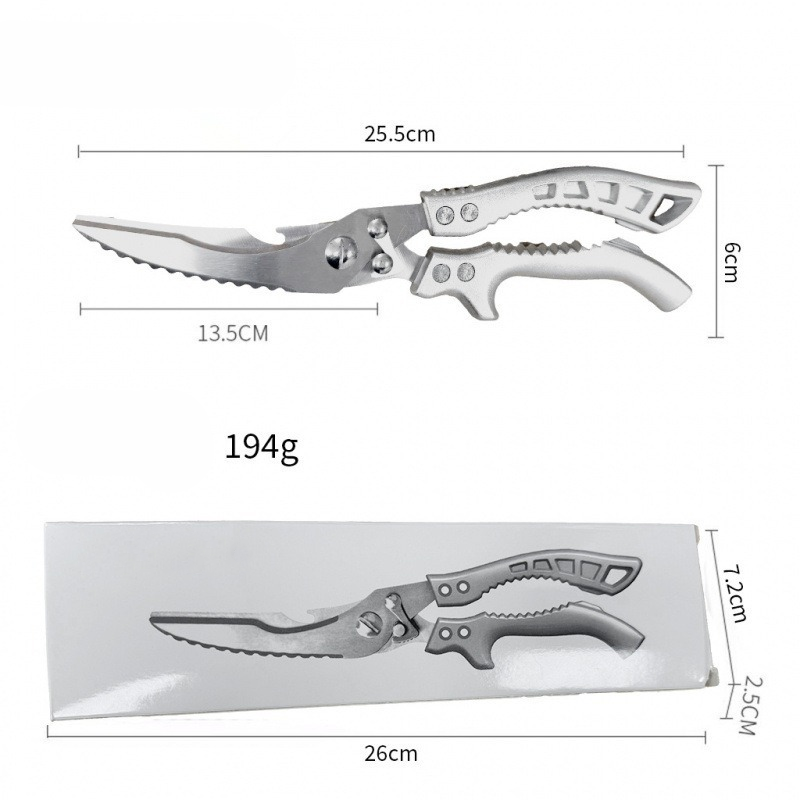 Heavy-Duty Multi-Functional Kitchen Shears – Cuts Like a Beast! 🔪💪