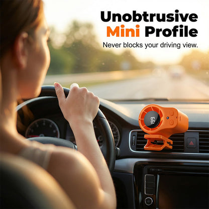 🚗💨 50% OFF – Portable LED Car Fan | Quiet, Powerful & Instant Cooling for On the Go ✨