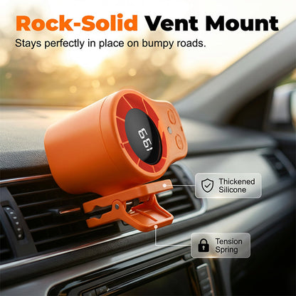 🚗💨 50% OFF – Portable LED Car Fan | Quiet, Powerful & Instant Cooling for On the Go ✨