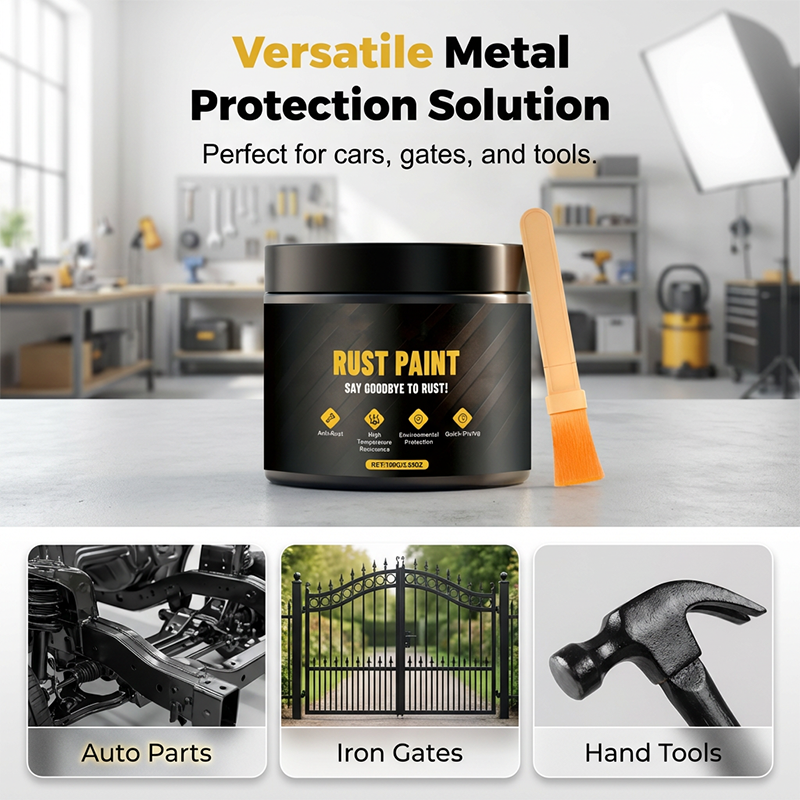 🔥🔥Buy 2 Get 1 Free 🎉Free brush for a limited time🎉Water-Based Metallic Paint Rust Converter