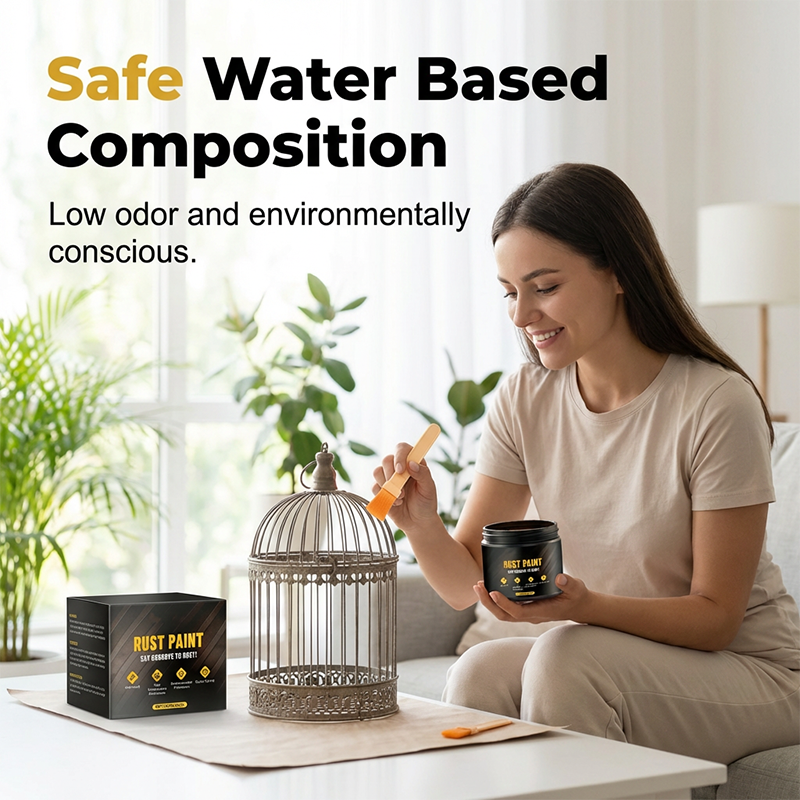 🔥🔥Buy 2 Get 1 Free 🎉Free brush for a limited time🎉Water-Based Metallic Paint Rust Converter