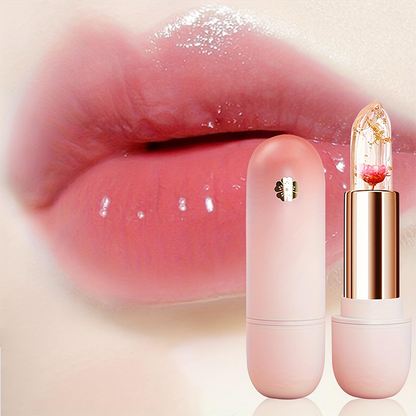 Lápiz labial transparente de gelatina con color de cambio de temperatura