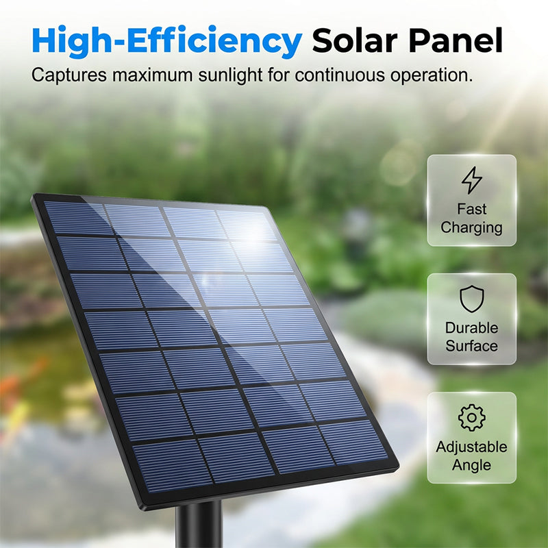 🌞 Solar Energy Pond Aerator with Air Pump – Zero Electricity Costs – Keep Fish Healthy and Water Clear – 50% OFF 🐟💧