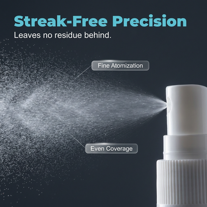 Scratch repair spray for professional lenses