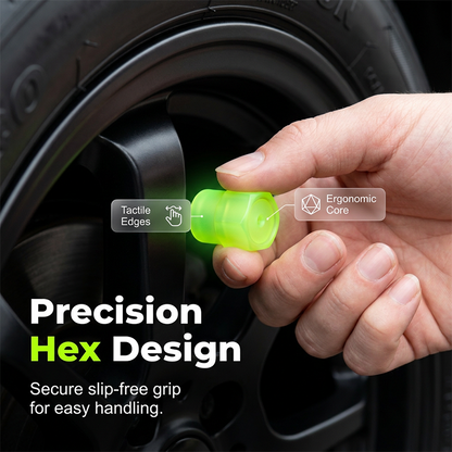 📢📢50% OFF!! ⏰Universal glowing tire valve caps