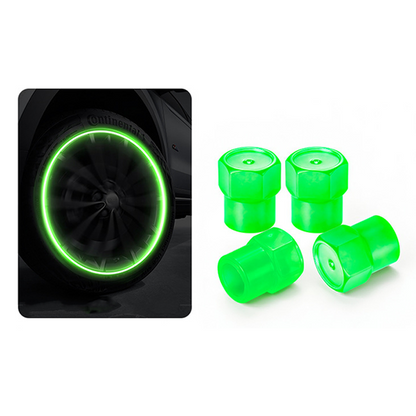 📢📢50% OFF!! ⏰Universal glowing tire valve caps