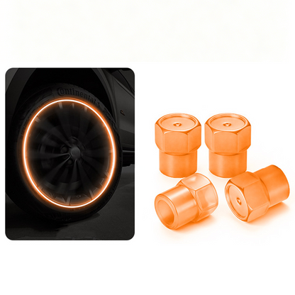 📢📢50% OFF!! ⏰Universal glowing tire valve caps