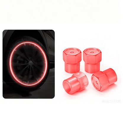 📢📢50% OFF!! ⏰Universal glowing tire valve caps
