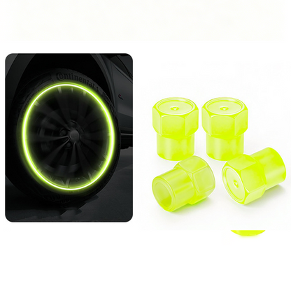 📢📢50% OFF!! ⏰Universal glowing tire valve caps