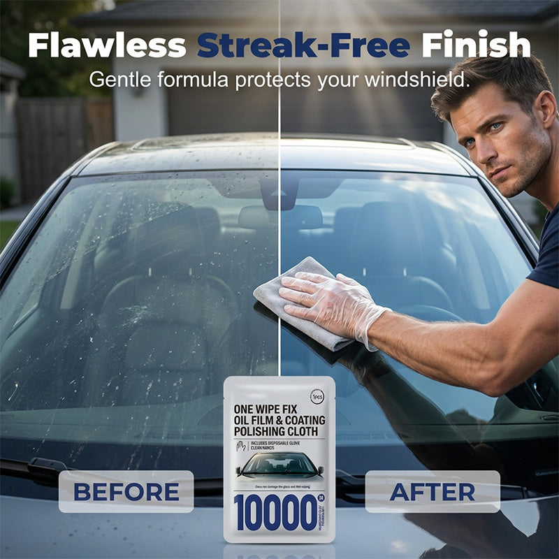 🔥HOT SALE 50%OFF🔥Car Glass Oil Film Removal Wipes