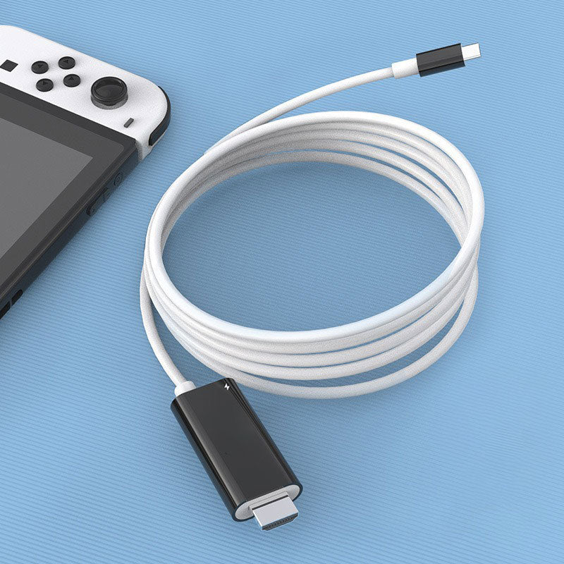 📱➡️🖥️ 50% DISCOUNT! Stop squinting! This 2m USB-C HDMI cable with PD turns your Switch, tablet or phone into a real console - play and charge together, without lag!
