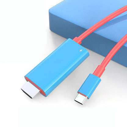 📱➡️🖥️ 50% DISCOUNT! Stop squinting! This 2m USB-C HDMI cable with PD turns your Switch, tablet or phone into a real console - play and charge together, without lag!