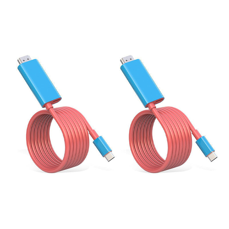 📱➡️🖥️ 50% DISCOUNT! Stop squinting! This 2m USB-C HDMI cable with PD turns your Switch, tablet or phone into a real console - play and charge together, without lag!