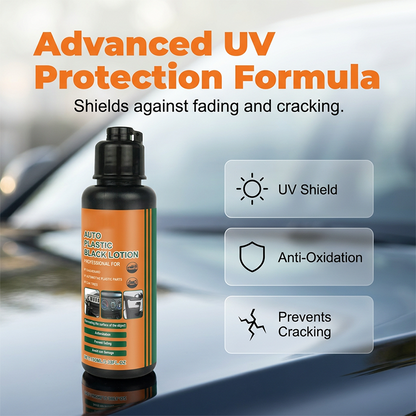 Multi-Purpose Black Plastic Polish for Cars