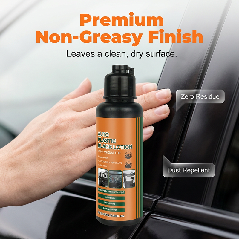 Multi-Purpose Black Plastic Polish for Cars