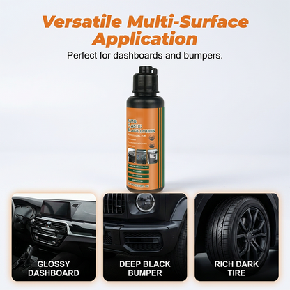 Multi-Purpose Black Plastic Polish for Cars