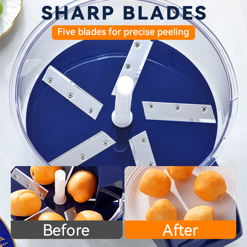 🥔Transparent Electric Fruit and Vegetable Peeler