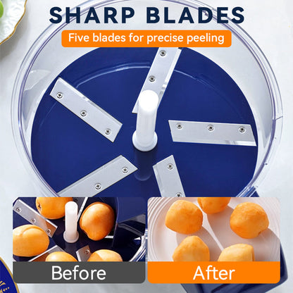 🥔Transparent Electric Fruit and Vegetable Peeler
