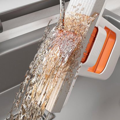 🧹 Mini Portable Self-Squeezing Mop — Compact Sponge Mop with Built-in Wringer