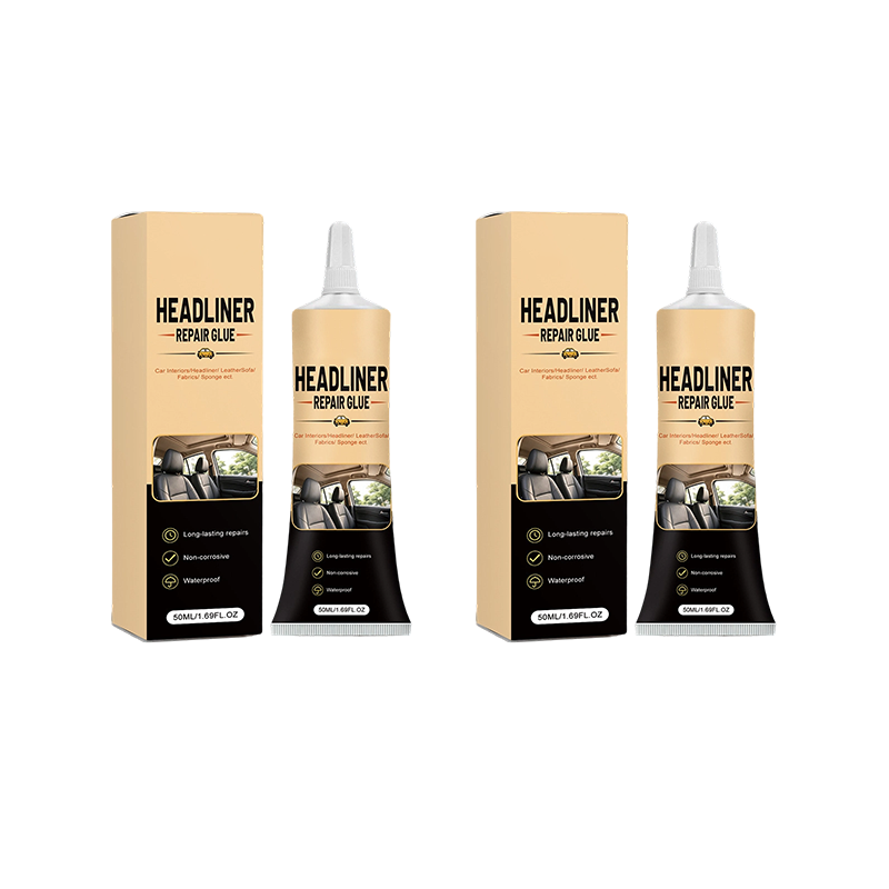 ⏳LAST DAY SALE!!🌟🎉49K+ Sold 🚗 Waterproof Car Headliner Repair Glue, High Strength Adhesive for Sagging Car Ceiling & Interior