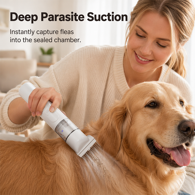 🔥50% OFF🔥🐾Electric Pet Flea Remover and Detangling Comb🦮🐈