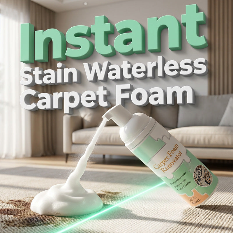 🎁BUY 1 GET 1 FREE🎁💦🧼Waterless Carpet Foam Stain Remover with Towel