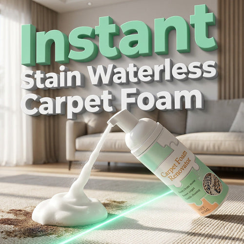 🎁BUY 1 GET 1 FREE🎁💦🧼Waterless Carpet Foam Stain Remover with Towel