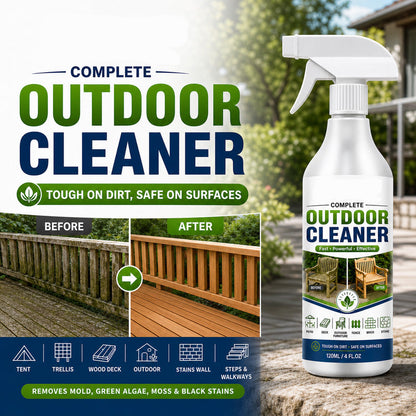 🌿 Giving a towel! Outdoor Surface Cleaner Spray, Fast Acting Stain Remover for Patio, Wooden Furniture & Outdoor Surfaces