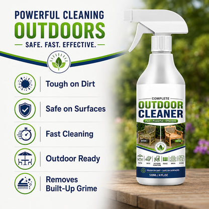 🌿 Giving a towel! Outdoor Surface Cleaner Spray, Fast Acting Stain Remover for Patio, Wooden Furniture & Outdoor Surfaces