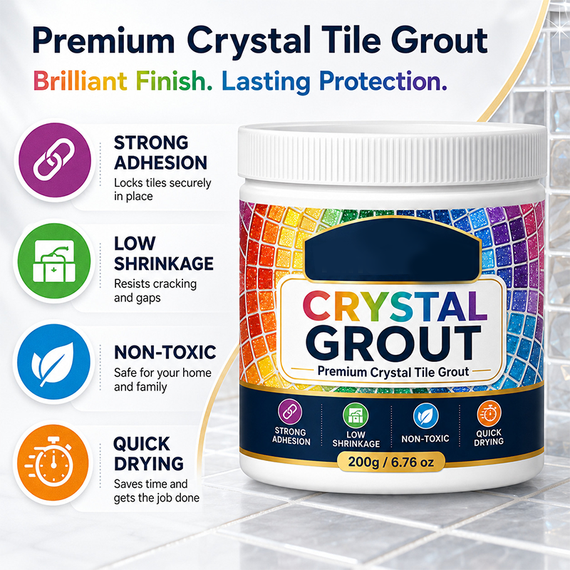 🔥Buy 1 Get 1 Free🔥High-Strength Waterproof Crystal Tile Grout