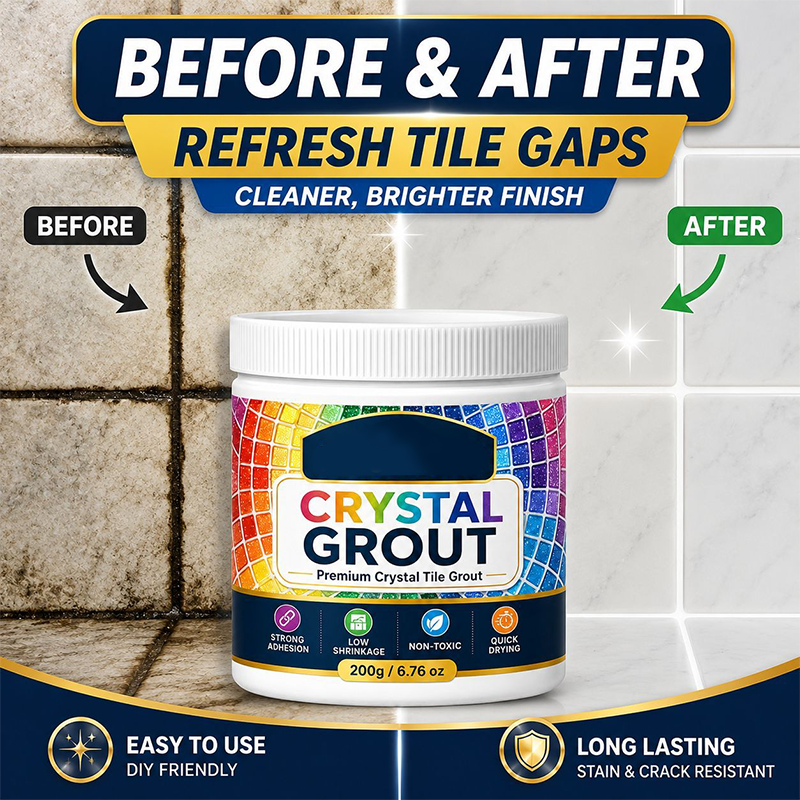 🔥Buy 1 Get 1 Free🔥High-Strength Waterproof Crystal Tile Grout