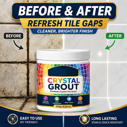 🔥Buy 1 Get 1 Free🔥High-Strength Waterproof Crystal Tile Grout