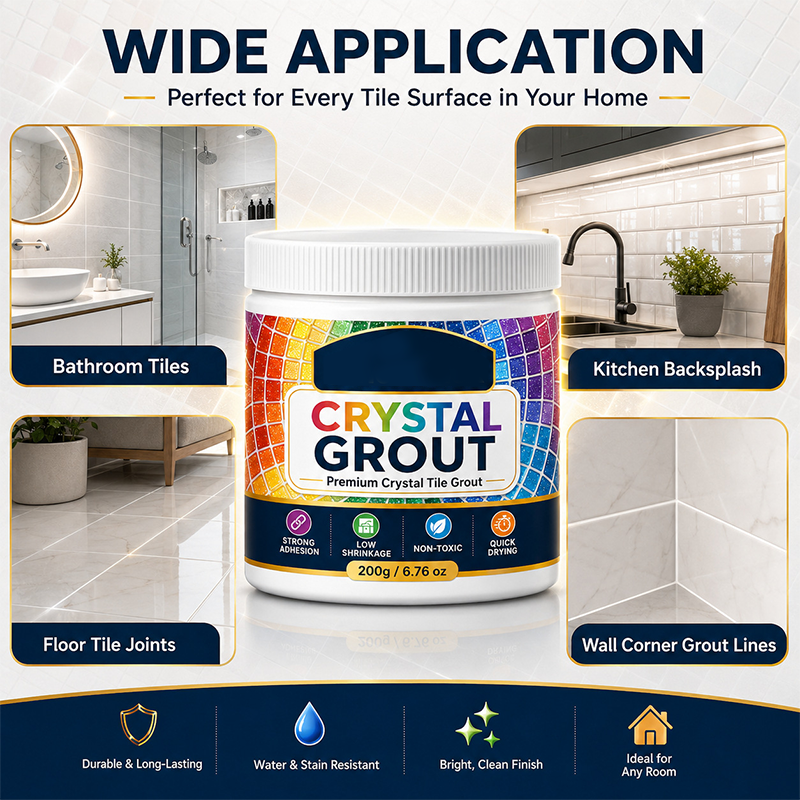 🔥Buy 1 Get 1 Free🔥High-Strength Waterproof Crystal Tile Grout