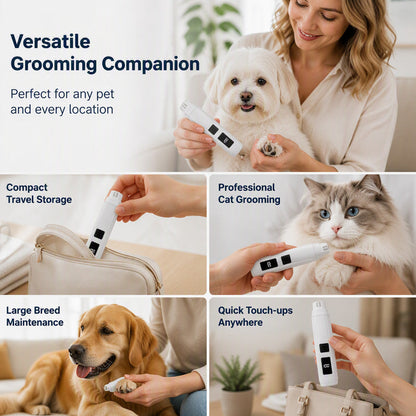 🐾 50% OFF NOW! Electric Pet Nail Grinder with LED Display – Quiet, Precise & Easy to Use – Perfect for Cats and Dogs 🐶🐱✨