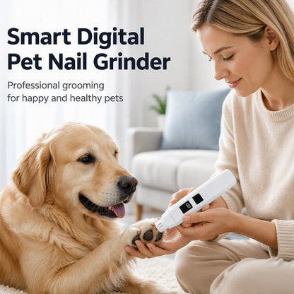 🐾 50% OFF NOW! Electric Pet Nail Grinder with LED Display – Quiet, Precise & Easy to Use – Perfect for Cats and Dogs 🐶🐱✨