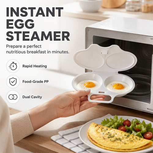 🎁50% OFF💥Microwave Egg Poacher with Lid & Handle