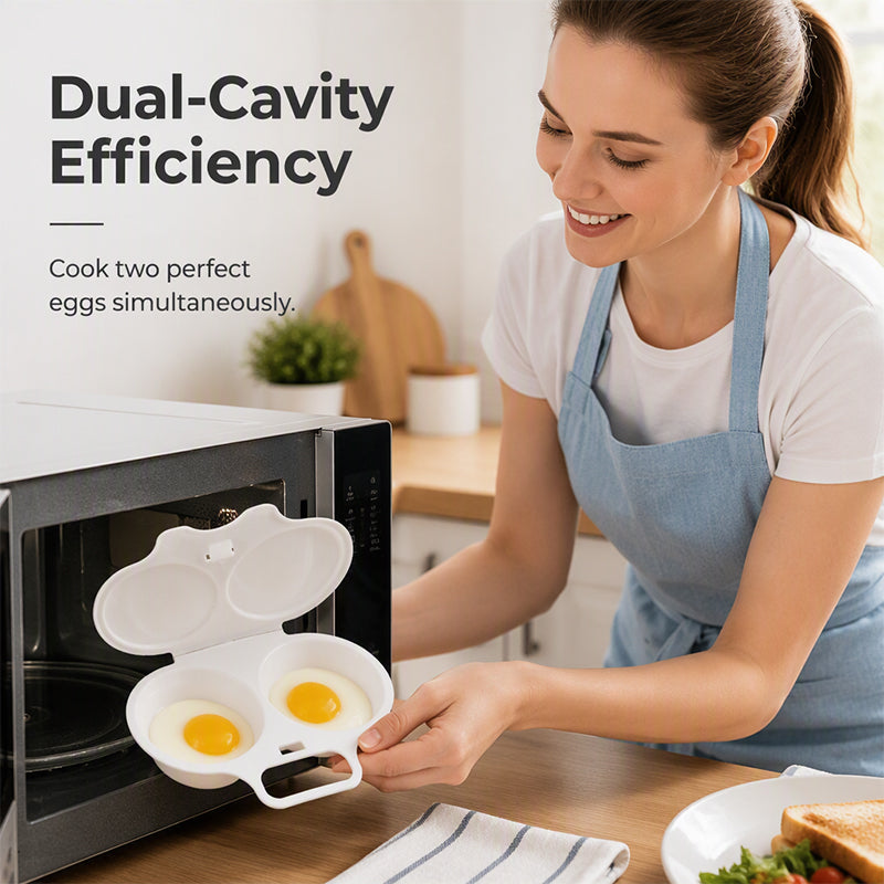 🎁50% OFF💥Microwave Egg Poacher with Lid & Handle