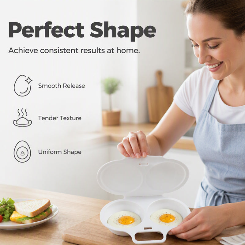 🎁50% OFF💥Microwave Egg Poacher with Lid & Handle