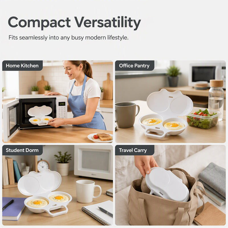 🎁50% OFF💥Microwave Egg Poacher with Lid & Handle