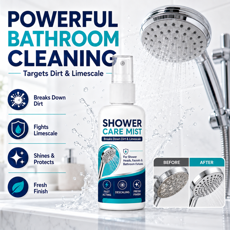 🔥Buy 1 Get 1 Free🔥🚿 Fast-Acting Limescale Remover Spray for Showerheads and Faucets