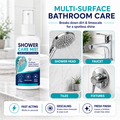 🔥Buy 1 Get 1 Free🔥🚿 Fast-Acting Limescale Remover Spray for Showerheads and Faucets