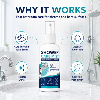 🔥Buy 1 Get 1 Free🔥🚿 Fast-Acting Limescale Remover Spray for Showerheads and Faucets