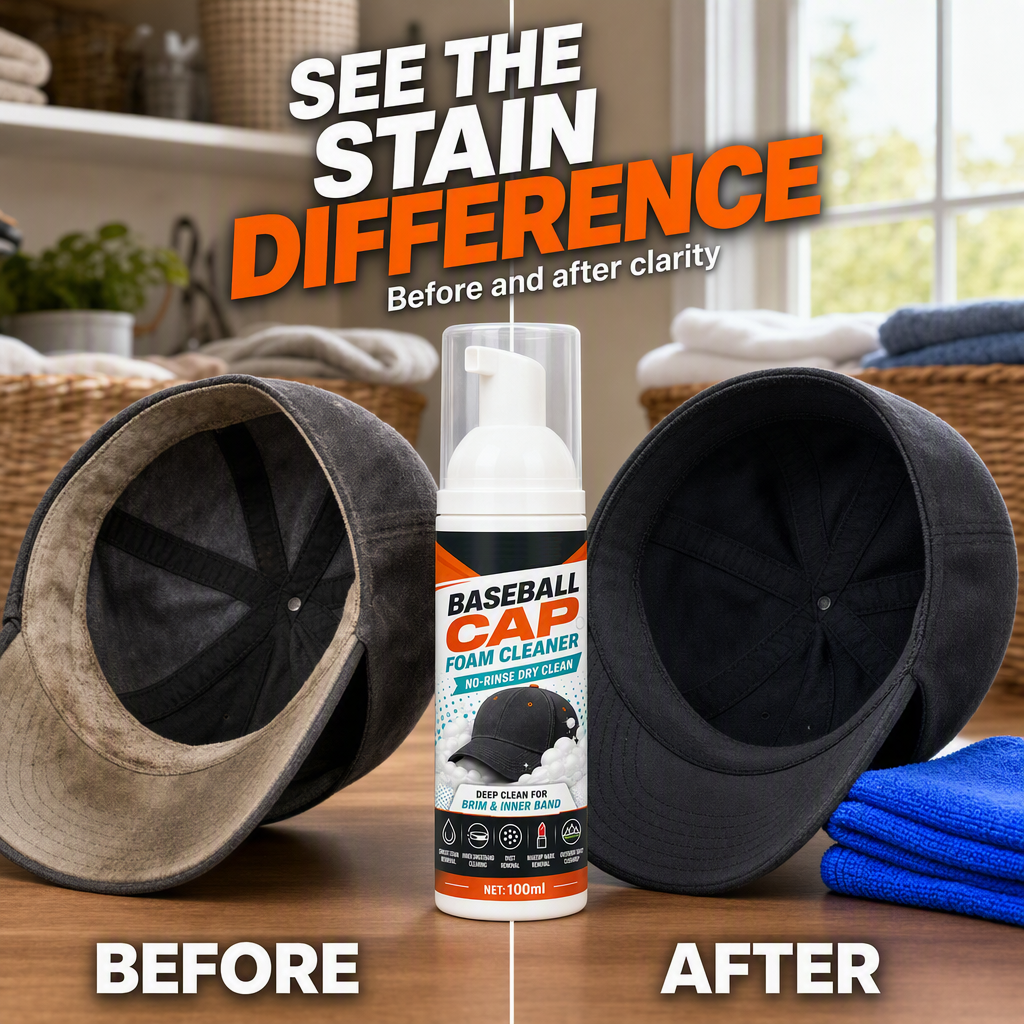 🔥BUY 1 GET 1 FREE🔥No-Rinse Baseball Cap Foam Cleaner
