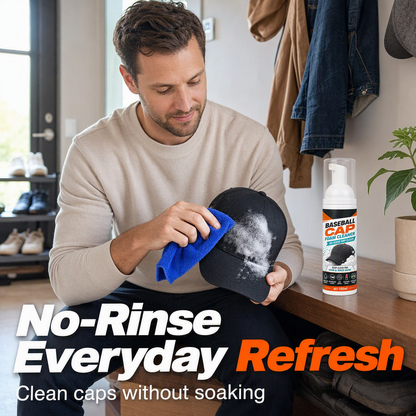 🔥BUY 1 GET 1 FREE🔥No-Rinse Baseball Cap Foam Cleaner