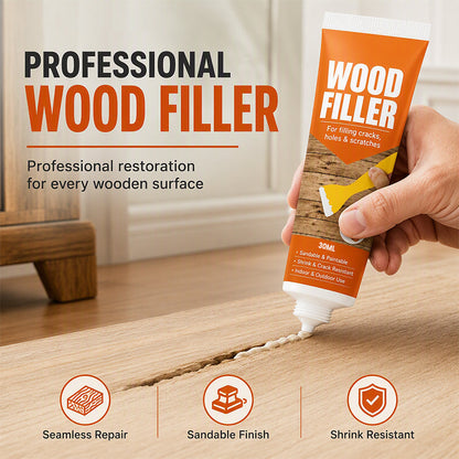🔥Buy 1 Get 1 Free🔥🧹🧴Wood Filler for Cracks and Holes