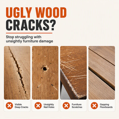 🔥Buy 1 Get 1 Free🔥🧹🧴Wood Filler for Cracks and Holes